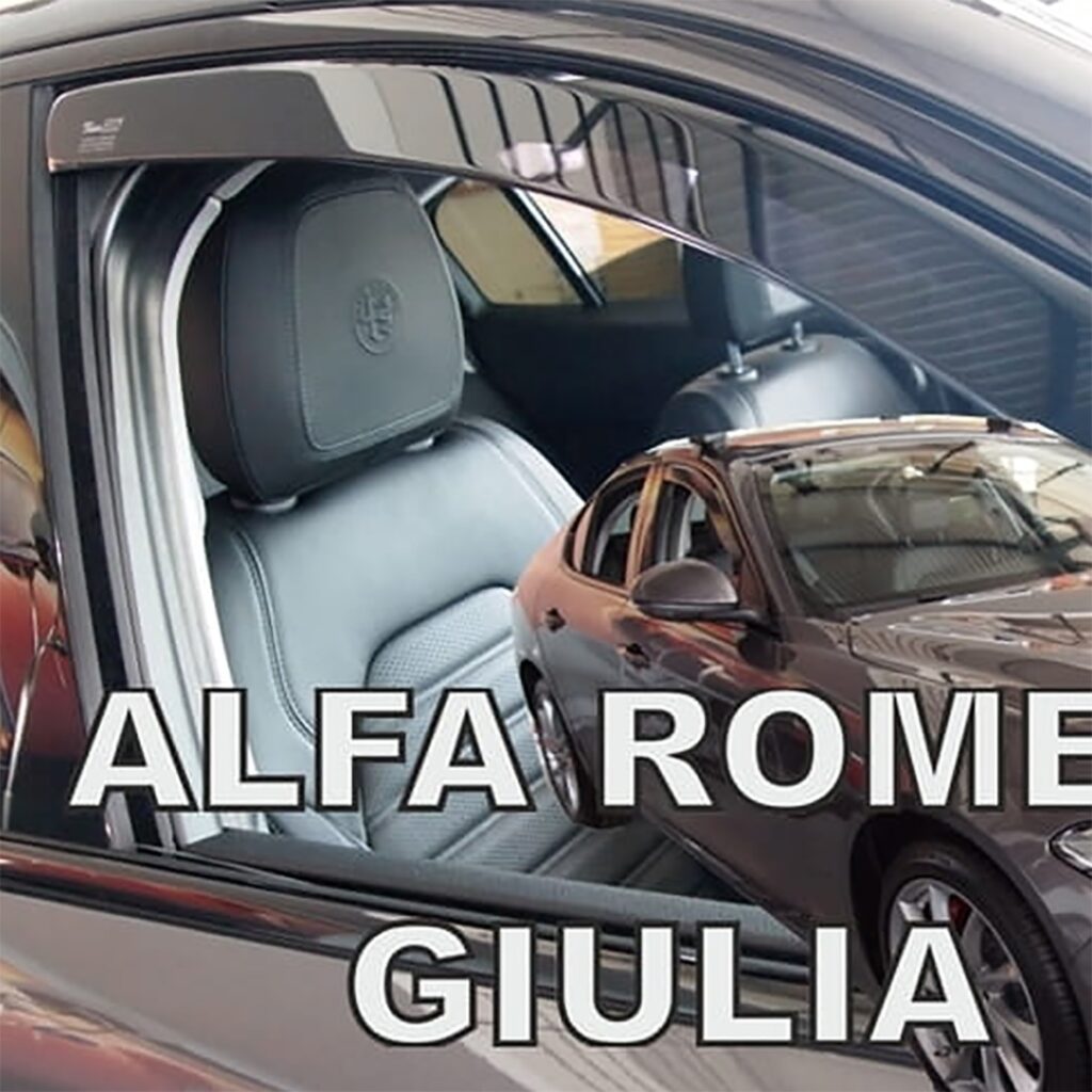 Εικόνα 1 από 5 — ΑΝΕΜΟΘΡΑΥΣΤΕΣ ΓΙΑ ALFA ROMEO GIULIA 4D 2016- ΖΕΥΓΑΡΙ ΑΠΟ ΕΥΚΑΜΠΤΟ ΦΙΜΕ ΠΛΑΣΤΙΚΟ HEKO – 2 ΤΕΜ.