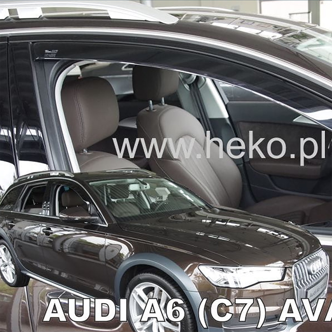 Εικόνα 1 από 5 — ΑΝΕΜΟΘΡΑΥΣΤΕΣ ΓΙΑ AUDI A6 / C7 4D/5D SEDAN 2011-2018 ΖΕΥΓΑΡΙ ΑΠΟ ΕΥΚΑΜΠΤΟ ΦΙΜΕ ΠΛΑΣΤΙΚΟ HEKO – 2 ΤΕΜ.