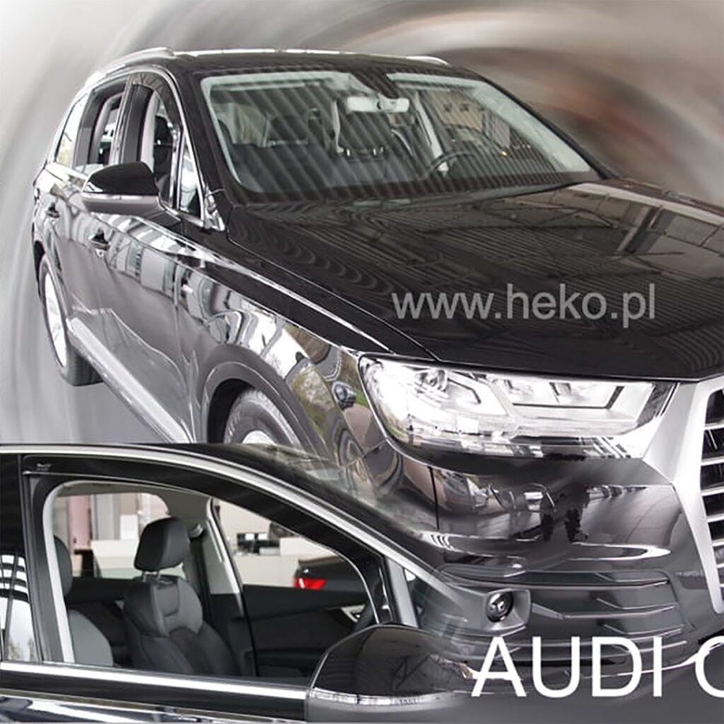 Εικόνα 1 από 5 — ΑΝΕΜΟΘΡΑΥΣΤΕΣ ΓΙΑ AUDI Q7 II 5D 2015-2021 ΖΕΥΓΑΡΙ ΑΠΟ ΕΥΚΑΜΠΤΟ ΦΙΜΕ ΠΛΑΣΤΙΚΟ HEKO – 2 ΤΕΜ.