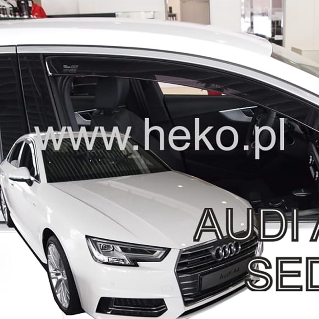 Εικόνα 1 από 5 — ΑΝΕΜΟΘΡΑΥΣΤΕΣ ΓΙΑ AUDI A4 / B9 4D/5D SEDAN AVANT 2016-2021 / ALLROAD ΖΕΥΓΑΡΙ ΑΠΟ ΕΥΚΑΜΠΤΟ ΦΙΜΕ ΠΛΑΣΤΙΚΟ HEKO – 2 ΤΕΜ.