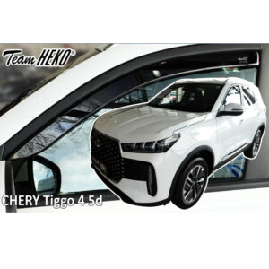 Heko - Ανεμοθραύστες για Chery Tiggo 4 2024 > 5πορτο / SUV Ζευγάρι Αυτοκινήτου Από Εύκαμπτο Φιμέ Πλαστικό - 2 τεμ. (ΑΝΕΜ.25412)