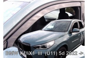 ΑΝΕΜΟΘΡΑΥΣΤΕΣ ΓΙΑ BMW X1 (U11) /iX1 5D 2022+ ΣΕΤ ΑΥΤΟΚΙΝΗΤΟΥ ΑΠΟ ΕΥΚΑΜΠΤΟ ΦΙΜΕ ΠΛΑΣΤΙΚΟ HEKO - 4 ΤΕΜ.