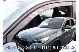 ΑΝΕΜΟΘΡΑΥΣΤΕΣ ΓΙΑ BMW X1 (U11) /iX1 5D 2022-2023 ΖΕΥΓΑΡΙ ΑΠΟ ΕΥΚΑΜΠΤΟ ΦΙΜΕ ΠΛΑΣΤΙΚΟ HEKO - 2 ΤΕΜ.