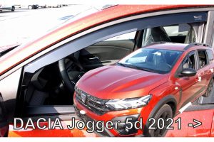 ΑΝΕΜΟΘΡΑΥΣΤΕΣ ΓΙΑ DACIA JOGGER 5D 2021+ ΣΕΤ ΑΥΤΟΚΙΝΗΤΟΥ ΑΠΟ ΕΥΚΑΜΠΤΟ ΦΙΜΕ ΠΛΑΣΤΙΚΟ HEKO - 4 ΤΕΜ.