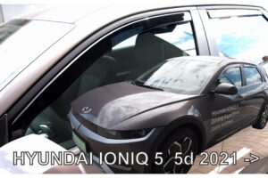 ΑΝΕΜΟΘΡΑΥΣΤΕΣ ΓΙΑ HYUNDAI IONIQ 5D 2021+ ΣΕΤ ΑΥΤΟΚΙΝΗΤΟΥ ΑΠΟ ΕΥΚΑΜΠΤΟ ΦΙΜΕ ΠΛΑΣΤΙΚΟ HEKO - 4 ΤΕΜ.