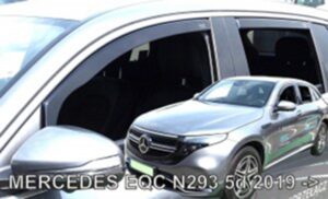 ΑΝΕΜΟΘΡΑΥΣΤΕΣ ΓΙΑ MERCEDES EQC N293 5D 2019+ ΣΕΤ ΑΥΤΟΚΙΝΗΤΟΥ ΑΠΟ ΕΥΚΑΜΠΤΟ ΦΙΜΕ ΠΛΑΣΤΙΚΟ HEKO - 4 ΤΕΜ.