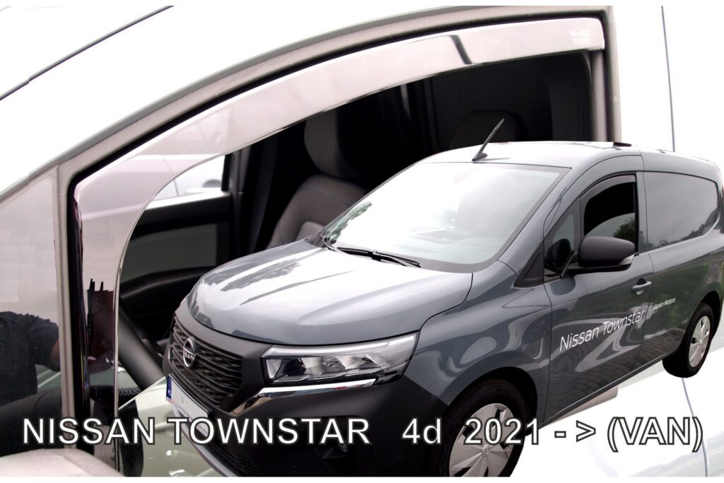 Εικόνα 1 από 5 — ΑΝΕΜΟΘΡΑΥΣΤΕΣ ΓΙΑ NISSAN TOWNSTAR VAN 2021+ ΖΕΥΓΑΡΙ VAN ΑΠΟ ΕΥΚΑΜΠΤΟ ΦΙΜΕ ΠΛΑΣΤΙΚΟ HEKO – 2 ΤΕΜ.