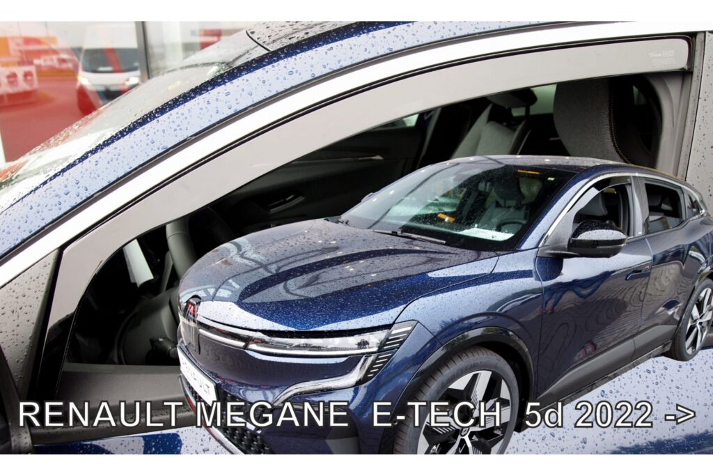 Εικόνα 1 από 6 — ΑΝΕΜΟΘΡΑΥΣΤΕΣ ΓΙΑ RENAULT MEGANE E-TECH 5D 2022+ ΣΕΤ ΑΥΤΟΚΙΝΗΤΟΥ ΑΠΟ ΕΥΚΑΜΠΤΟ ΦΙΜΕ ΠΛΑΣΤΙΚΟ HEKO – 4 ΤΕΜ.