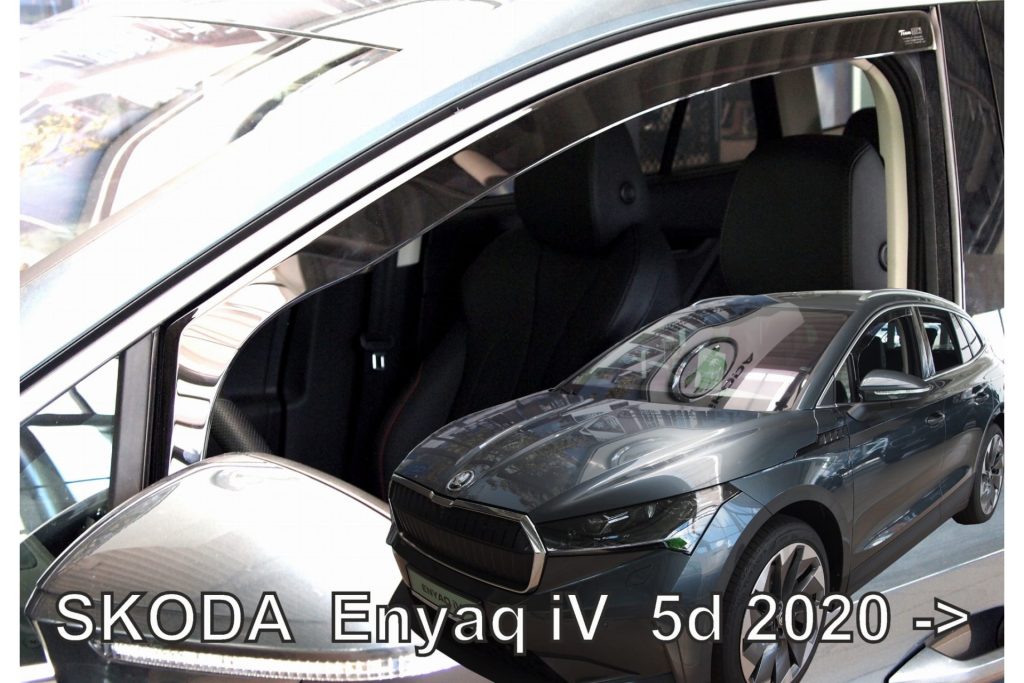 Εικόνα 1 από 5 — ΑΝΕΜΟΘΡΑΥΣΤΕΣ ΓΙΑ SKODA ENYAQ 5D 2020+ ΑΥΤΟΚΙΝΗΤΟΥ ΑΠΟ ΕΥΚΑΜΠΤΟ ΦΙΜΕ ΠΛΑΣΤΙΚΟ HEKO – 2 ΤΕΜ.