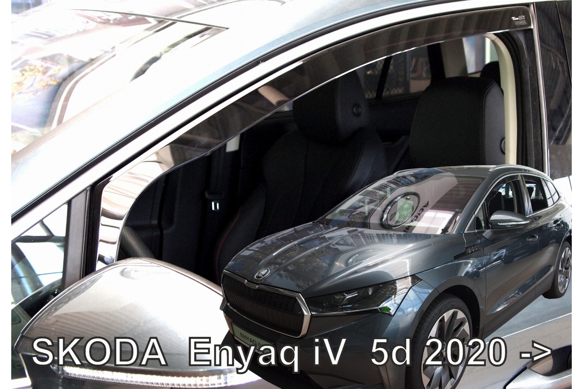 Εικόνα 1 από 5 — ΑΝΕΜΟΘΡΑΥΣΤΕΣ ΓΙΑ SKODA ENYAQ 5D 2020+ ΑΥΤΟΚΙΝΗΤΟΥ ΑΠΟ ΕΥΚΑΜΠΤΟ ΦΙΜΕ ΠΛΑΣΤΙΚΟ HEKO – 2 ΤΕΜ.
