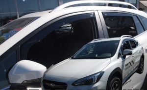 ΑΝΕΜΟΘΡΑΥΣΤΕΣ ΓΙΑ SUBARU XV 5D 2018+ ΣΕΤ ΑΥΤΟΚΙΝΗΤΟΥ ΑΠΟ ΕΥΚΑΜΠΤΟ ΦΙΜΕ ΠΛΑΣΤΙΚΟ HEKO - 4 ΤΕΜ.