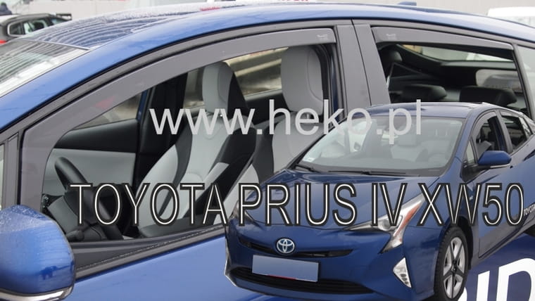 Εικόνα 1 από 6 — ΑΝΕΜΟΘΡΑΥΣΤΕΣ ΓΙΑ TOYOTA PRIUS 5D 2016+ ΣΕΤ ΑΥΤΟΚΙΝΗΤΟΥ ΑΠΟ ΕΥΚΑΜΠΤΟ ΦΙΜΕ ΠΛΑΣΤΙΚΟ HEKO – 4 ΤΕΜ.