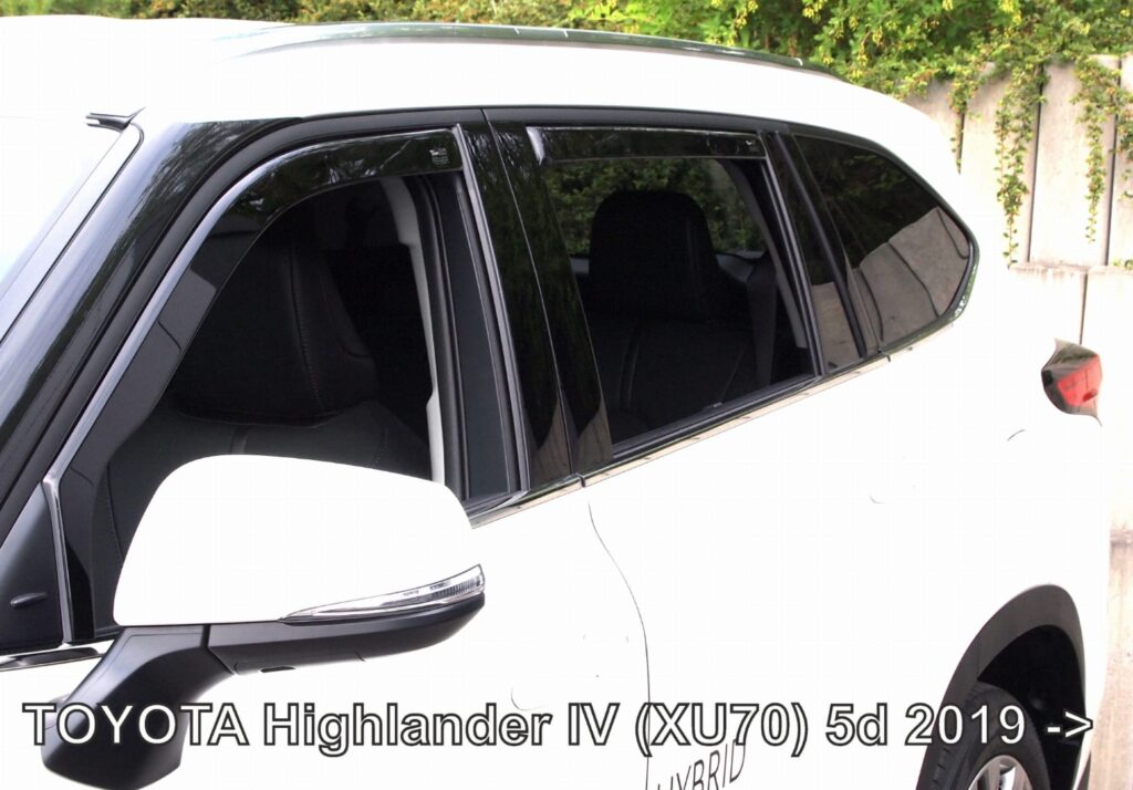 Εικόνα 1 από 6 — ΑΝΕΜΟΘΡΑΥΣΤΕΣ ΓΙΑ TOYOTA HIGHLANDER (XU70) 5D 2019+ ΣΕΤ ΑΥΤΟΚΙΝΗΤΟΥ ΑΠΟ ΕΥΚΑΜΠΤΟ ΦΙΜΕ ΠΛΑΣΤΙΚΟ HEKO – 4 ΤΕΜ.