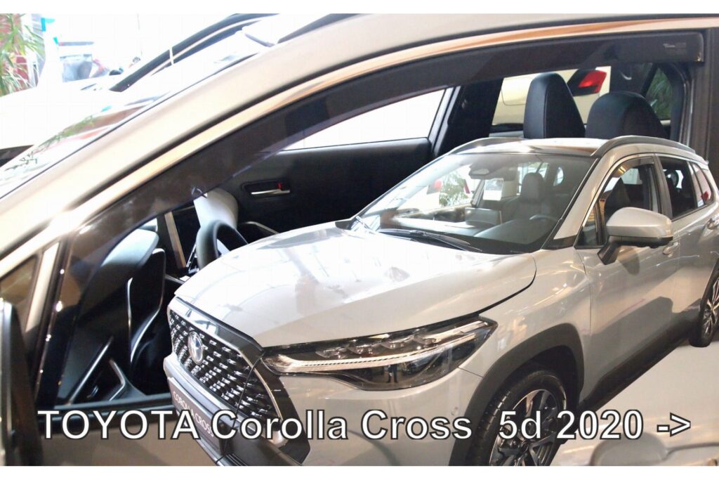 Εικόνα 1 από 5 — ΑΝΕΜΟΘΡΑΥΣΤΕΣ ΓΙΑ TOYOTA COROLLA CROSS 5D 2020+  ΖΕΥΓΑΡΙ ΑΠΟ ΕΥΚΑΜΠΤΟ ΦΙΜΕ ΠΛΑΣΤΙΚΟ HEKO – 2 ΤΕΜ.