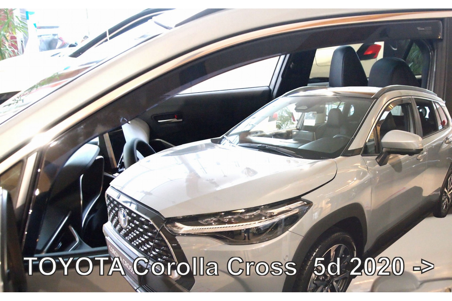 Εικόνα 1 από 5 — ΑΝΕΜΟΘΡΑΥΣΤΕΣ ΓΙΑ TOYOTA COROLLA CROSS 5D 2020+  ΖΕΥΓΑΡΙ ΑΠΟ ΕΥΚΑΜΠΤΟ ΦΙΜΕ ΠΛΑΣΤΙΚΟ HEKO – 2 ΤΕΜ.
