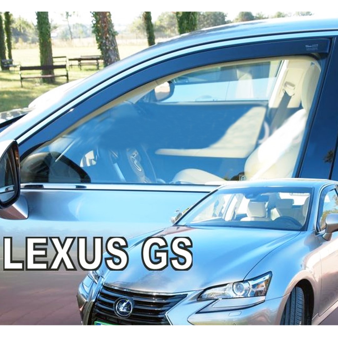 Εικόνα 1 από 5 — ΑΝΕΜΟΘΡΑΥΣΤΕΣ ΓΙΑ LEXUS GS IV 250 4D 2016+ ΖΕΥΓΑΡΙ ΑΥΤΟΚΙΝΗΤΟΥ ΑΠΟ ΕΥΚΑΜΠΤΟ ΦΙΜΕ ΠΛΑΣΤΙΚΟ HEKO – 2 ΤΕΜ.