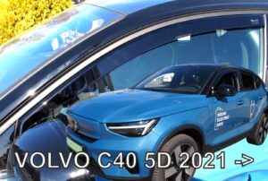 ΑΝΕΜΟΘΡΑΥΣΤΕΣ ΓΙΑ VOLVO C40 5D 2021+ ΖΕΥΓΑΡΙ ΑΠΟ ΕΥΚΑΜΠΤΟ ΦΙΜΕ ΠΛΑΣΤΙΚΟ HEKO - 2 ΤΕΜ.