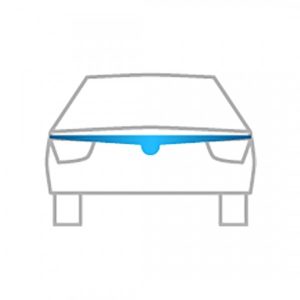 ΑΝΕΜΟΘΡΑΥΣΤΗΣ ΚΑΠΩ ΑΥΤΟΚΙΝΗΤΟΥ ΓΙΑ TOYOTA LAND CRUISER J120 5D 2003-2009 ΑΠΟ ΕΥΚΑΜΠΤΟ ΦΙΜΕ ΠΛΑΣΤΙΚΟ HEKO - 1 ΤΕΜ.
