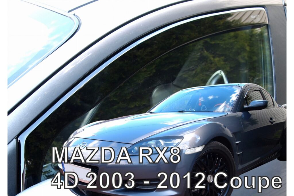 Εικόνα 1 από 5 — ΑΝΕΜΟΘΡΑΥΣΤΕΣ ΓΙΑ MAZDA RX8 4D 2003-2012 COUPE ΖΕΥΓΑΡΙ ΑΠΟ ΕΥΚΑΜΠΤΟ ΦΙΜΕ ΠΛΑΣΤΙΚΟ HEKO – 2 ΤΕΜ.