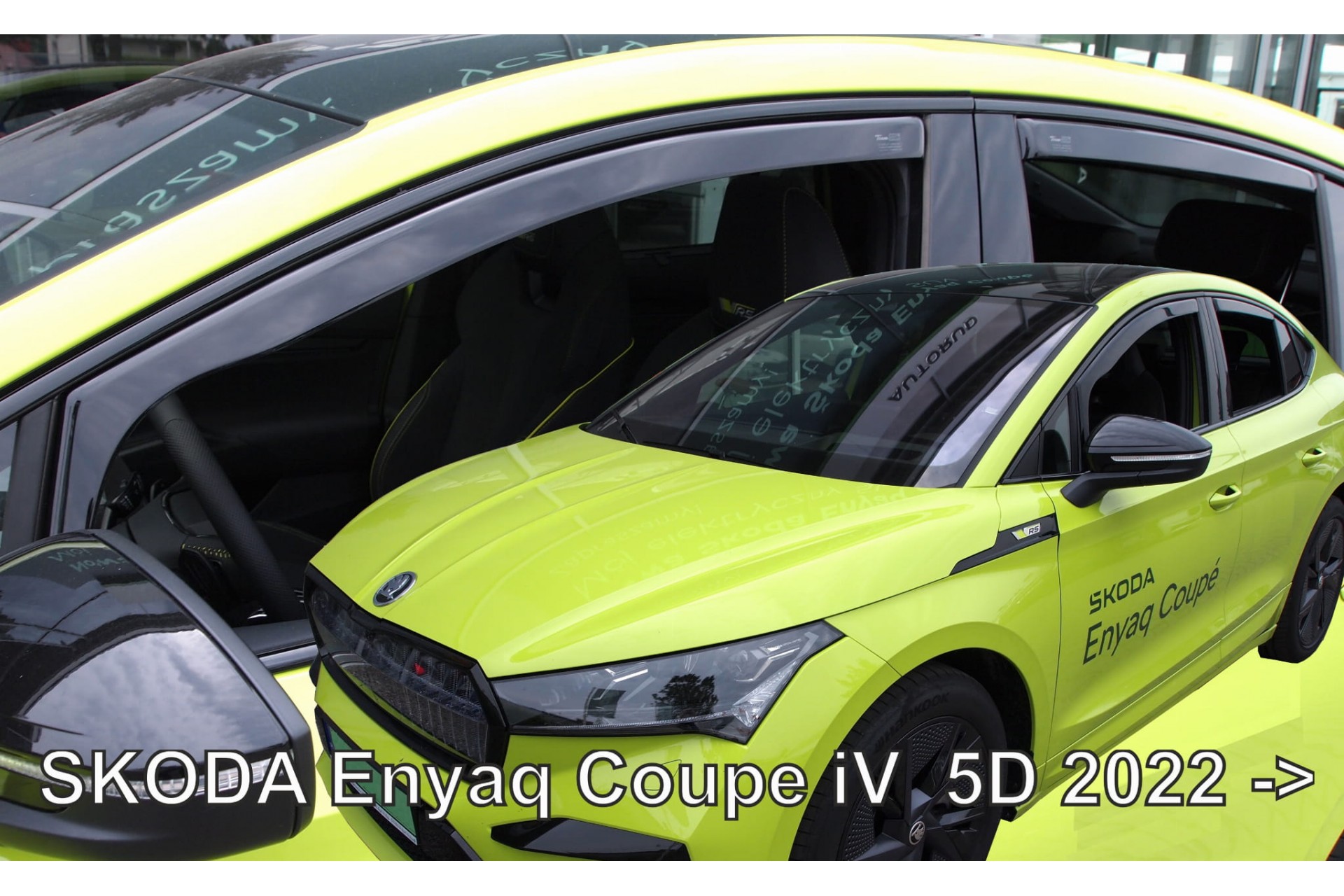 Εικόνα 1 από 6 — ΑΝΕΜΟΘΡΑΥΣΤΕΣ ΓΙΑ SKODA ENYAQ COUPE 5D 2022+? ΣΕΤ ΑΥΤΟΚΙΝΗΤΟΥ ΑΠΟ ΕΥΚΑΜΠΤΟ ΦΙΜΕ ΠΛΑΣΤΙΚΟ HEKO – 4 ΤΕΜ.