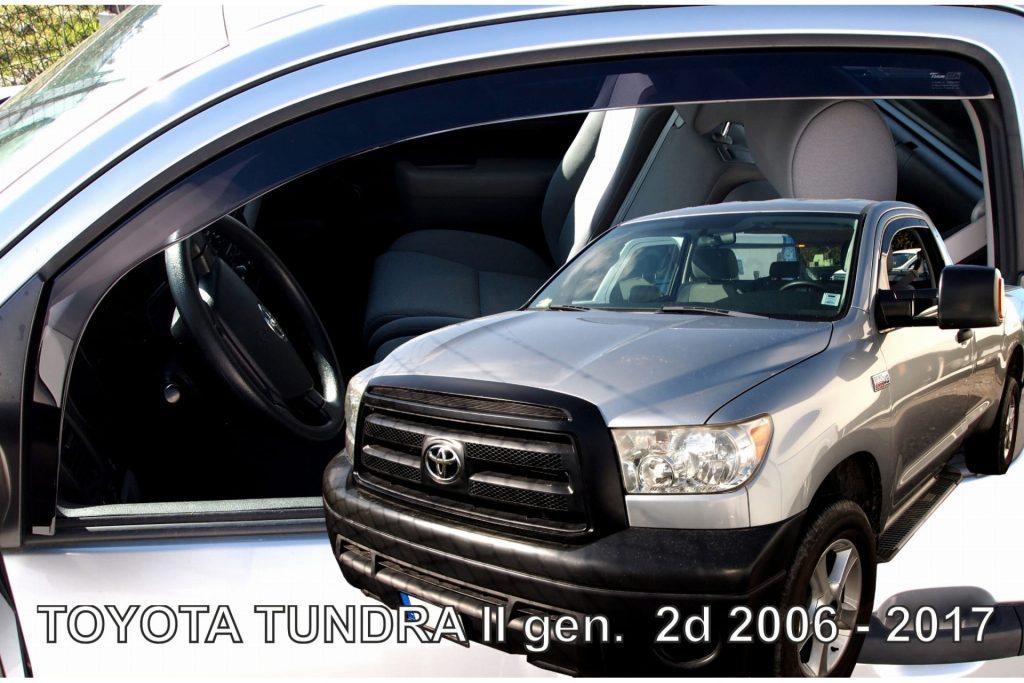 Εικόνα 1 από 5 — ΑΝΕΜΟΘΡΑΥΣΤΕΣ ΓΙΑ TOYOTA TUNDRA 2D 2006-2017 ΖΕΥΓΑΡΙ ΑΠΟ ΕΥΚΑΜΠΤΟ ΦΙΜΕ ΠΛΑΣΤΙΚΟ HEKO – 2 ΤΕΜ.