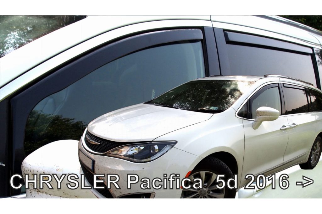 Εικόνα 1 από 6 — ΑΝΕΜΟΘΡΑΥΣΤΕΣ ΓΙΑ CHRYSLER PACIFICA SW 2016+ ΣΕΤ ΑΥΤΟΚΙΝΗΤΟΥ ΑΠΟ ΕΥΚΑΜΠΤΟ ΦΙΜΕ ΠΛΑΣΤΙΚΟ HEKO – 4 ΤΕΜ.