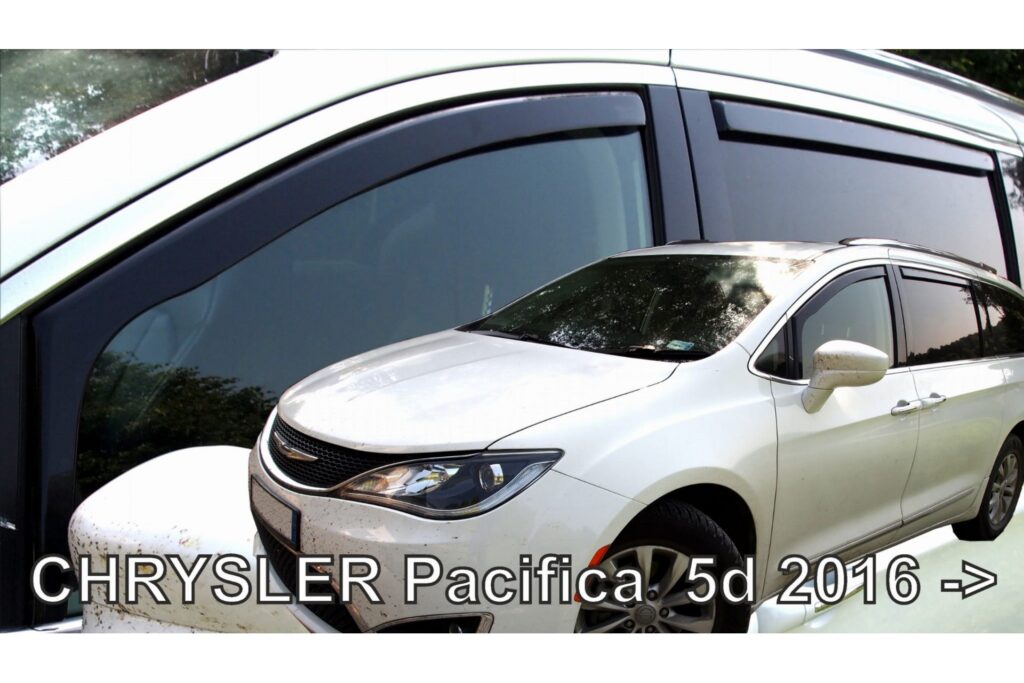 Εικόνα 1 από 6 — ΑΝΕΜΟΘΡΑΥΣΤΕΣ ΓΙΑ CHRYSLER PACIFICA SW 2016+ ΣΕΤ ΑΥΤΟΚΙΝΗΤΟΥ ΑΠΟ ΕΥΚΑΜΠΤΟ ΦΙΜΕ ΠΛΑΣΤΙΚΟ HEKO – 4 ΤΕΜ.