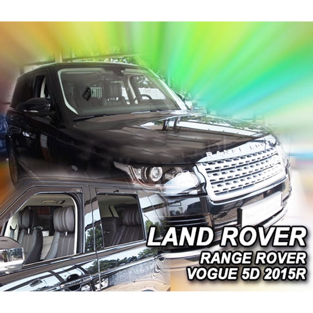 Εικόνα 1 από 5 — ΑΝΕΜΟΘΡΑΥΣΤΕΣ ΓΙΑ LAND ROVER RANGE ROVER VOGUE IV 5D 2012+ ΣΕΤ ΑΥΤΟΚΙΝΗΤΟΥ ΑΠΟ ΕΥΚΑΜΠΤΟ ΦΙΜΕ ΠΛΑΣΤΙΚΟ HEKO – 4 ΤΕΜ.