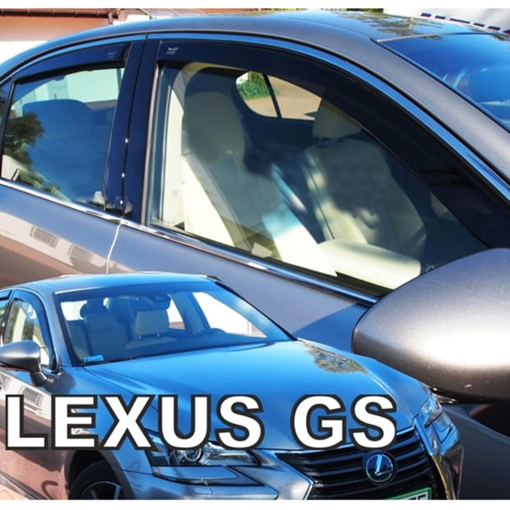 Εικόνα 1 από 5 — ΑΝΕΜΟΘΡΑΥΣΤΕΣ ΓΙΑ LEXUS GS IV 250 4D 2016+ ΣΕΤ ΑΥΤΟΚΙΝΗΤΟΥ ΑΠΟ ΕΥΚΑΜΠΤΟ ΦΙΜΕ ΠΛΑΣΤΙΚΟ HEKO – 4 ΤΕΜ.