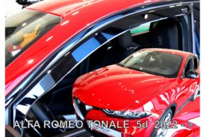 ΑΝΕΜΟΘΡΑΥΣΤΕΣ ΓΙΑ ALFA ROMEO TONALE 5D 2020- ΖΕΥΓΑΡΙ ΑΠΟ ΕΥΚΑΜΠΤΟ ΦΙΜΕ ΠΛΑΣΤΙΚΟ HEKO - 2 ΤΕΜ.