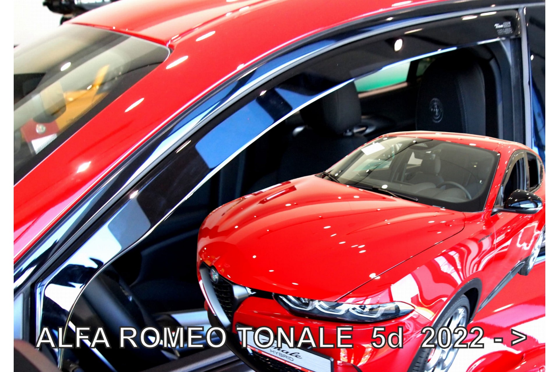 Εικόνα 1 από 5 — ΑΝΕΜΟΘΡΑΥΣΤΕΣ ΓΙΑ ALFA ROMEO TONALE 5D 2020-  ΖΕΥΓΑΡΙ ΑΠΟ ΕΥΚΑΜΠΤΟ ΦΙΜΕ ΠΛΑΣΤΙΚΟ HEKO – 2 ΤΕΜ.