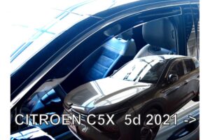 ΑΝΕΜΟΘΡΑΥΣΤΕΣ ΓΙΑ CITROEN C5 X 5D 2021-2023 ΖΕΥΓΑΡΙ ΑΠΟ ΕΥΚΑΜΠΤΟ ΦΙΜΕ ΠΛΑΣΤΙΚΟ HEKO - 2 ΤΕΜ.