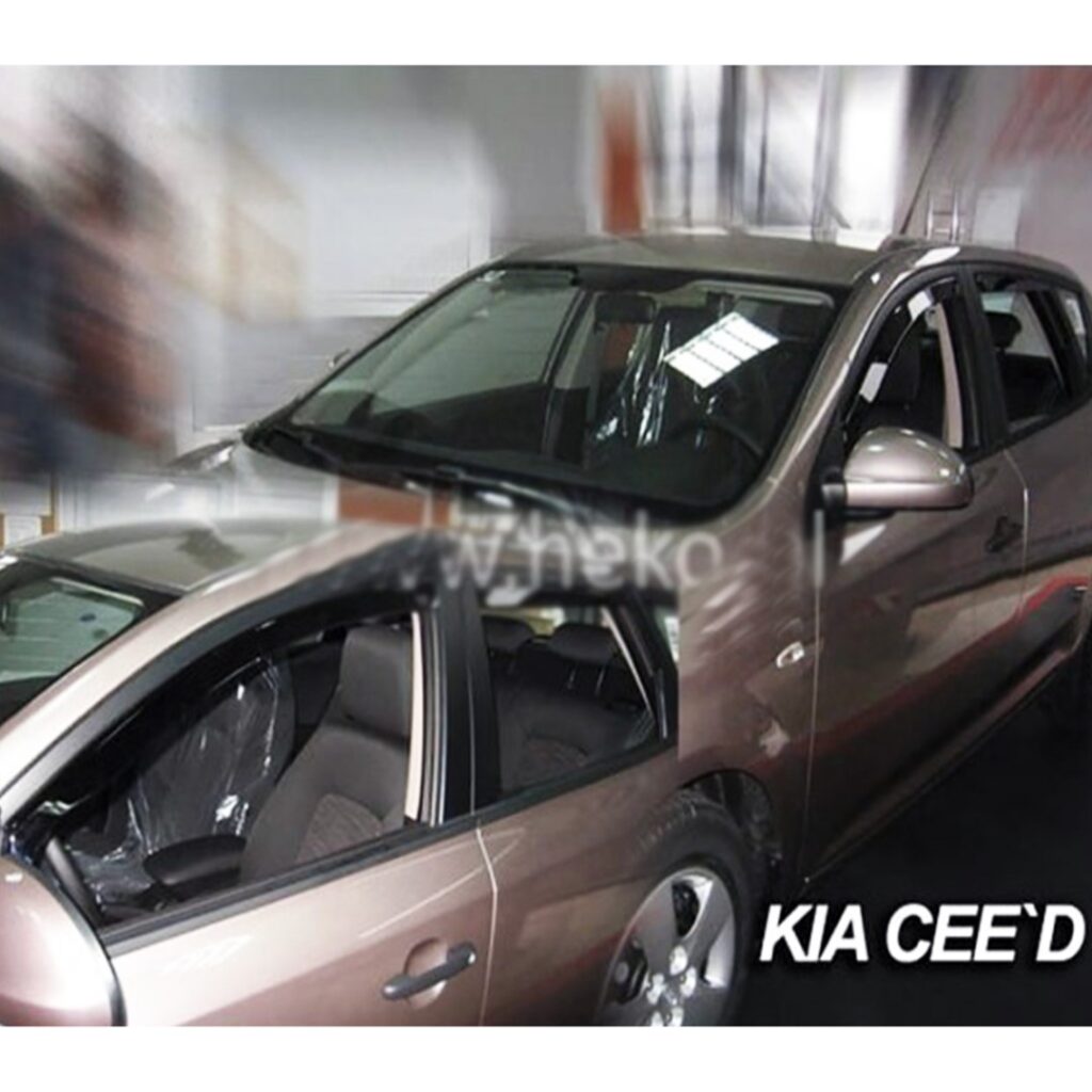 Εικόνα 1 από 5 — ΑΝΕΜΟΘΡΑΥΣΤΕΣ ΓΙΑ KIA CEED 5D 2007-2012 ΖΕΥΓΑΡΙ ΑΠΟ ΕΥΚΑΜΠΤΟ ΦΙΜΕ ΠΛΑΣΤΙΚΟ HEKO – 2 ΤΕΜ.