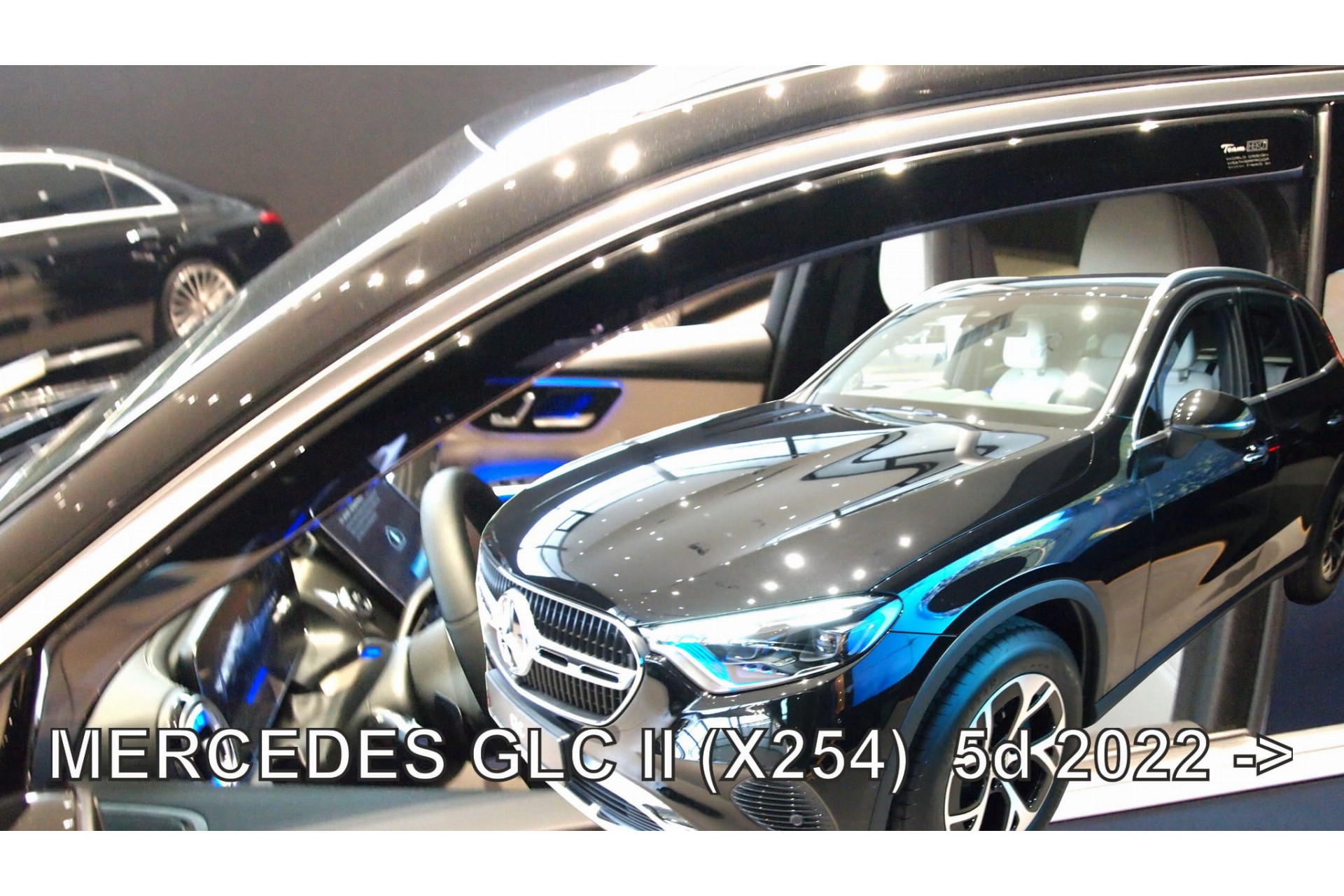 Εικόνα 1 από 5 — ΑΝΕΜΟΘΡΑΥΣΤΕΣ ΓΙΑ MERCEDES GLC X254 5D 2022+ – ΖΕΥΓΑΡΙ ΑΥΤΟΚΙΝΗΤΟΥ ΑΠΟ ΕΥΚΑΜΠΤΟ ΦΙΜΕ ΠΛΑΣΤΙΚΟ HEKO – 2 ΤΕΜ.