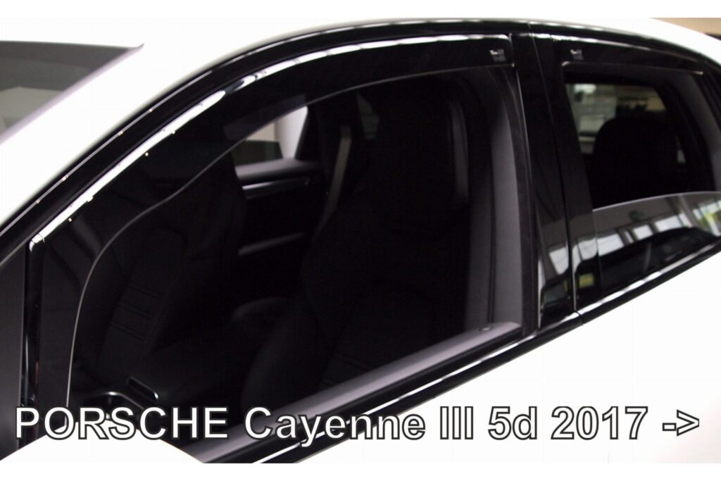 Εικόνα 1 από 6 — ΑΝΕΜΟΘΡΑΥΣΤΕΣ ΓΙΑ PORSCHE CAYENNE 5D 2017+ – ΣΕΤ ΑΥΤΟΚΙΝΗΤΟΥ ΑΠΟ ΕΥΚΑΜΠΤΟ ΦΙΜΕ ΠΛΑΣΤΙΚΟ HEKO – 4 ΤΕΜ.