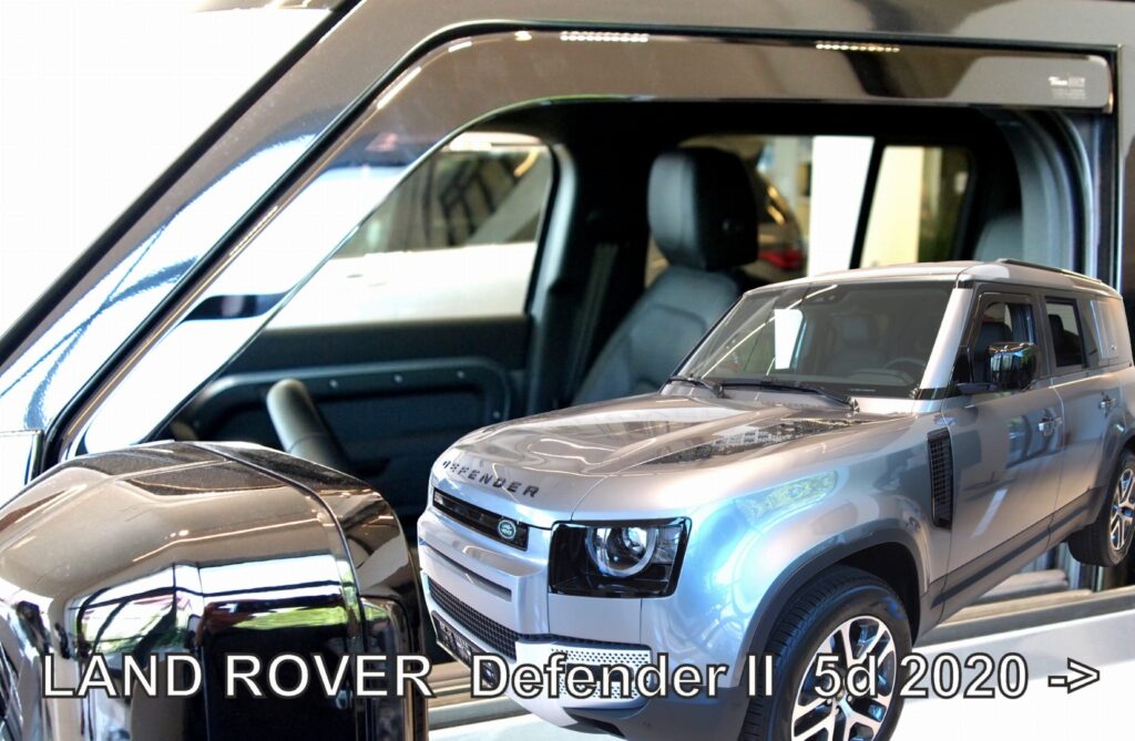 Εικόνα 1 από 5 — ΑΝΕΜΟΘΡΑΥΣΤΕΣ ΓΙΑ LAND ROVER DEFENDER 5D 2020+ ΖΕΥΓΑΡΙ ΑΠΟ ΕΥΚΑΜΠΤΟ ΦΙΜΕ ΠΛΑΣΤΙΚΟ HEKO – 2 ΤΕΜ.