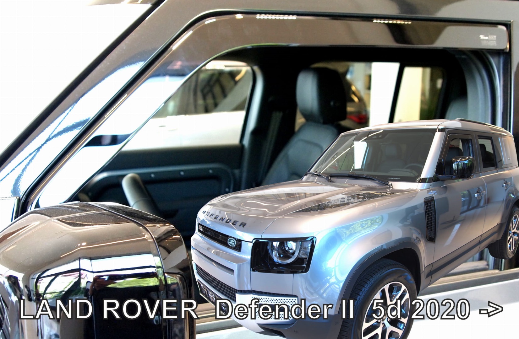 Εικόνα 1 από 5 — ΑΝΕΜΟΘΡΑΥΣΤΕΣ ΓΙΑ LAND ROVER DEFENDER 5D 2020+ ΖΕΥΓΑΡΙ ΑΠΟ ΕΥΚΑΜΠΤΟ ΦΙΜΕ ΠΛΑΣΤΙΚΟ HEKO – 2 ΤΕΜ.