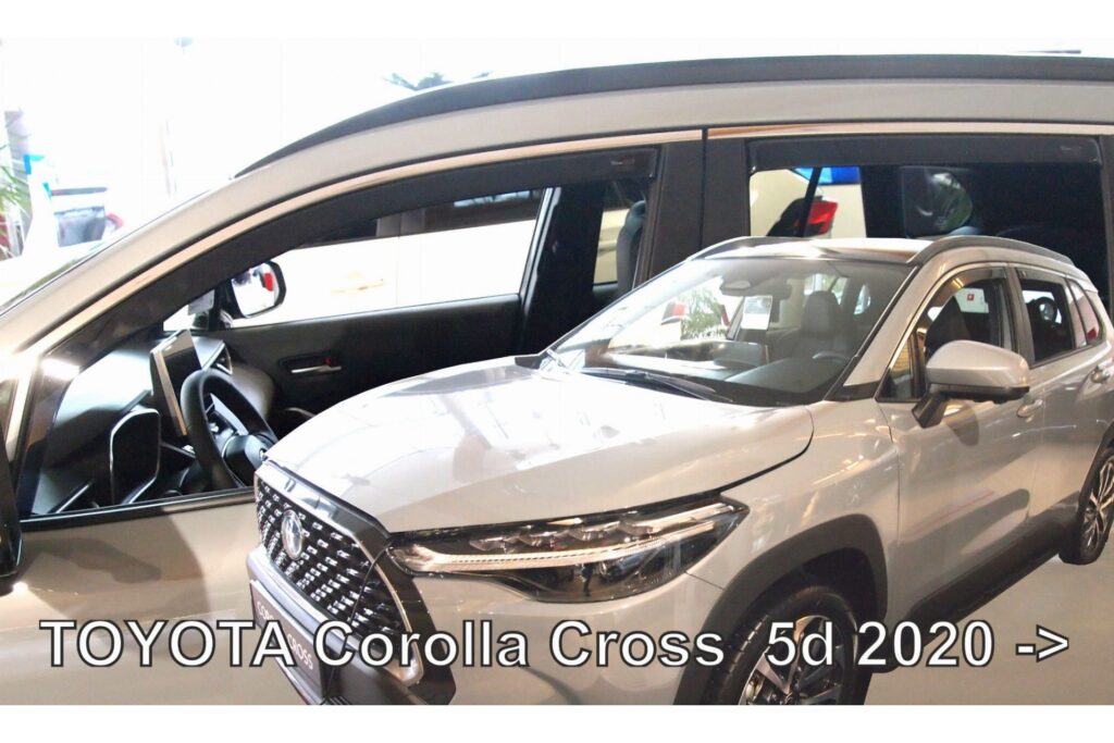 Εικόνα 1 από 6 — ΑΝΕΜΟΘΡΑΥΣΤΕΣ ΓΙΑ TOYOTA COROLLA CROSS 5D 2020+ ΣΕΤ ΑΥΤΟΚΙΝΗΤΟΥ ΑΠΟ ΕΥΚΑΜΠΤΟ ΦΙΜΕ ΠΛΑΣΤΙΚΟ HEKO – 4 ΤΕΜ.