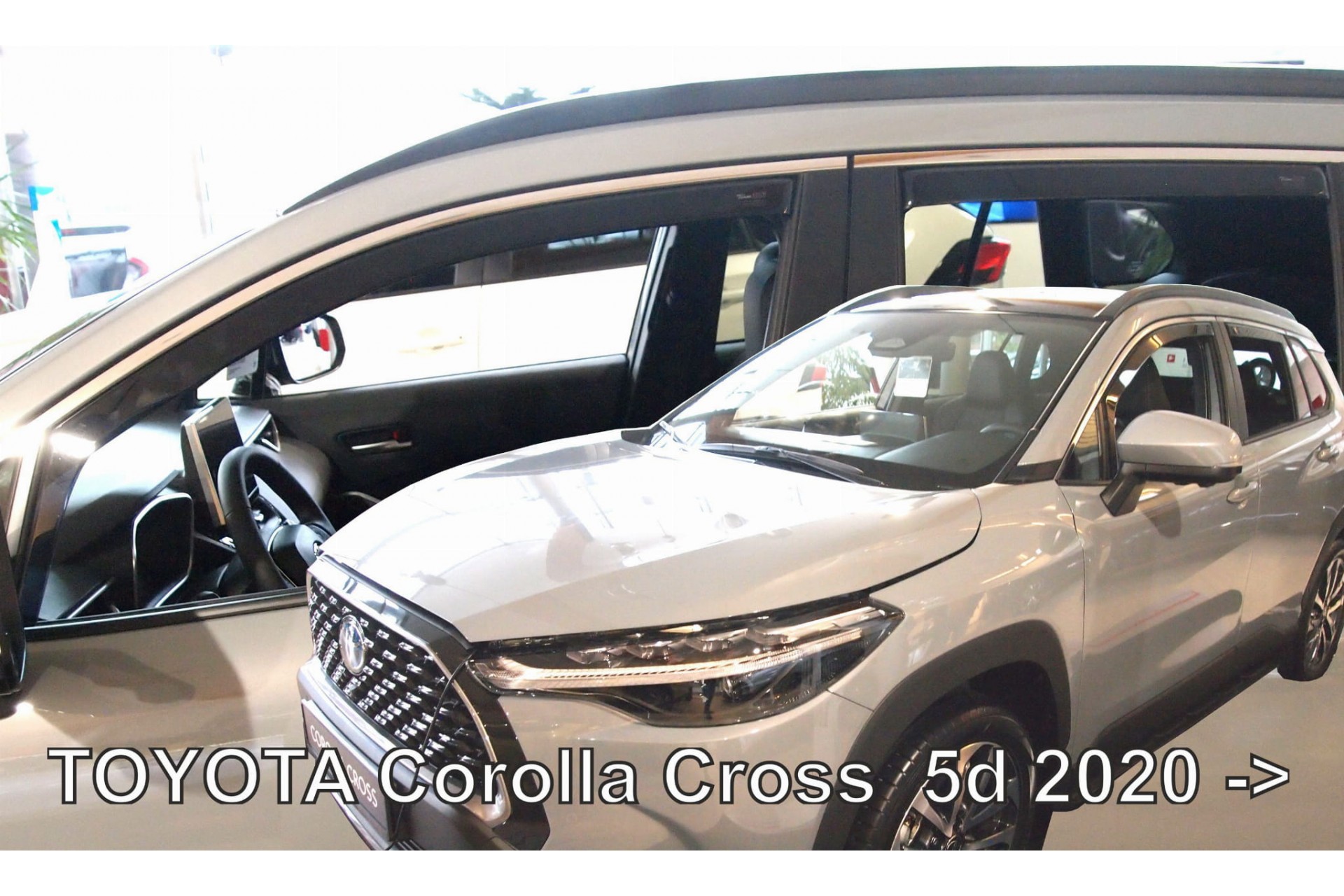Εικόνα 1 από 6 — ΑΝΕΜΟΘΡΑΥΣΤΕΣ ΓΙΑ TOYOTA COROLLA CROSS 5D 2020+ ΣΕΤ ΑΥΤΟΚΙΝΗΤΟΥ ΑΠΟ ΕΥΚΑΜΠΤΟ ΦΙΜΕ ΠΛΑΣΤΙΚΟ HEKO – 4 ΤΕΜ.