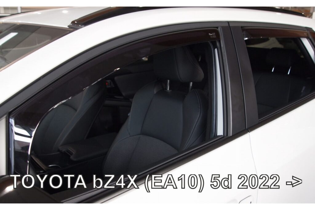 Εικόνα 1 από 6 — ΑΝΕΜΟΘΡΑΥΣΤΕΣ ΓΙΑ TOYOTA BZ4X (EA10) 5D 2022+ ΣΕΤ ΑΥΤΟΚΙΝΗΤΟΥ ΑΠΟ ΕΥΚΑΜΠΤΟ ΦΙΜΕ ΠΛΑΣΤΙΚΟ HEKO – 4 ΤΕΜ.