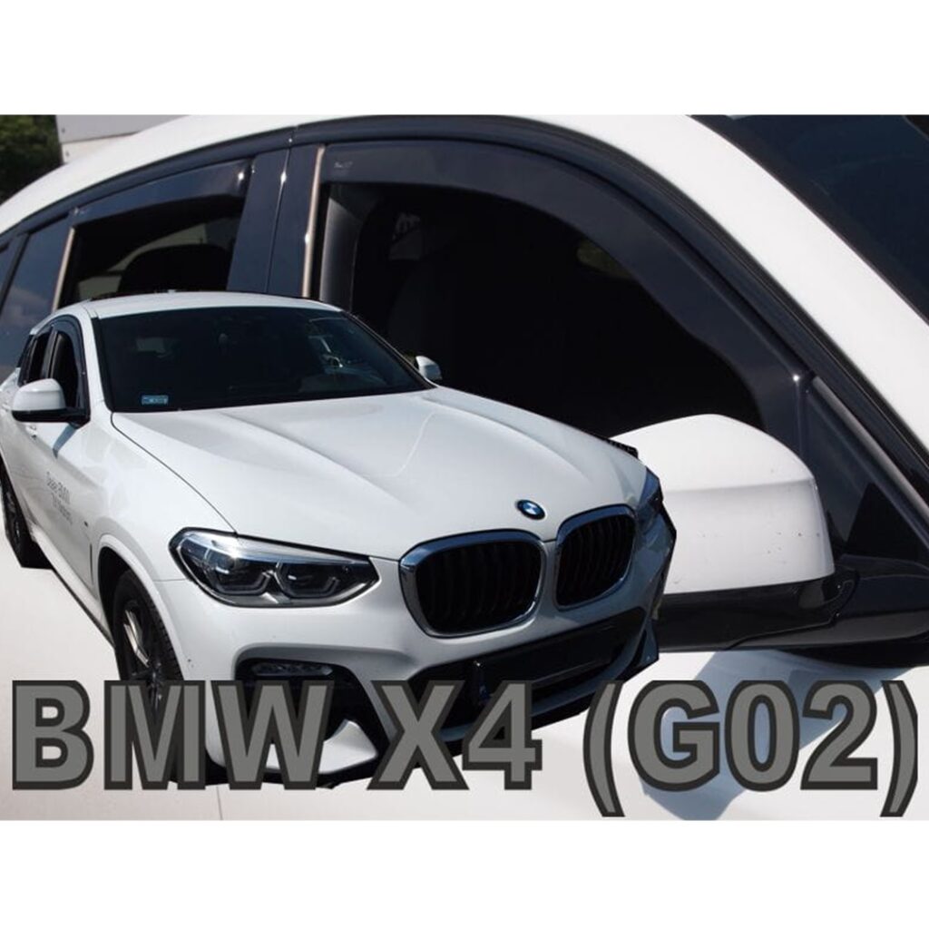 Εικόνα 1 από 5 — ΑΝΕΜΟΘΡΑΥΣΤΕΣ ΓΙΑ BMW X4 G02 5D 2018+ ΣΕΤ ΑΥΤΟΚΙΝΗΤΟΥ ΑΠΟ ΕΥΚΑΜΠΤΟ ΦΙΜΕ ΠΛΑΣΤΙΚΟ HEKO – 4 ΤΕΜ.