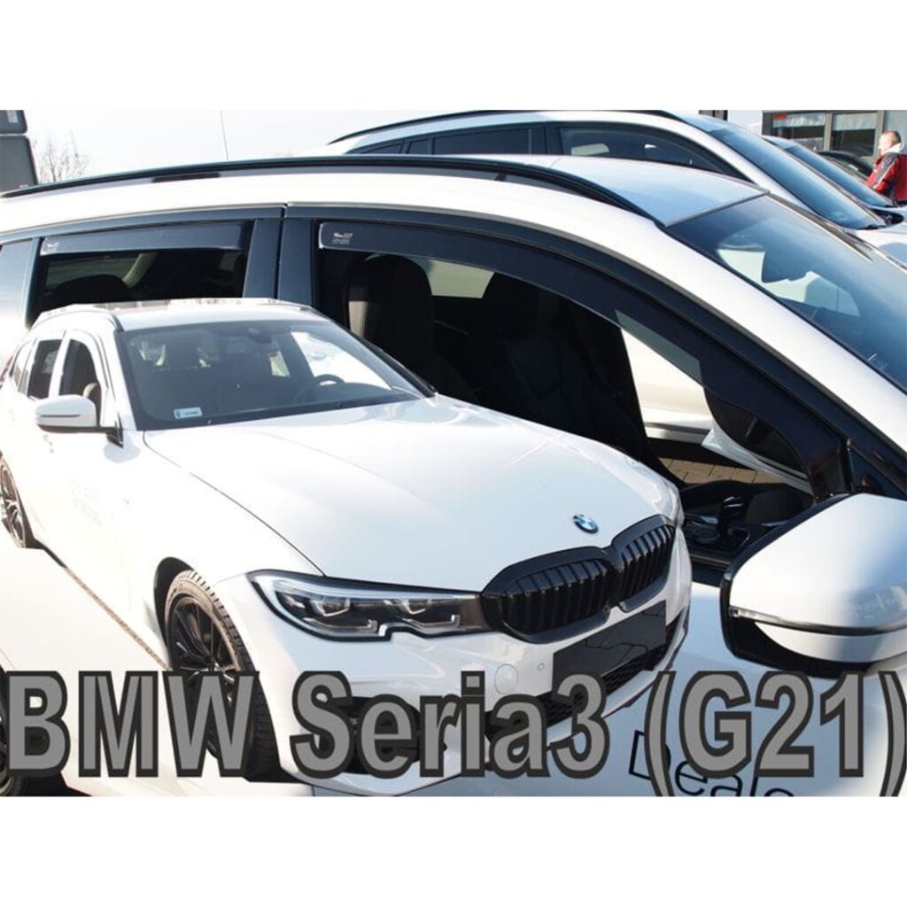 Εικόνα 1 από 5 — ΑΝΕΜΟΘΡΑΥΣΤΕΣ ΓΙΑ BMW 3 G21 5D 2019+ SW  ΣΕΤ ΑΥΤΟΚΙΝΗΤΟΥ ΑΠΟ ΕΥΚΑΜΠΤΟ ΦΙΜΕ ΠΛΑΣΤΙΚΟ HEKO – 4 ΤΕΜ.