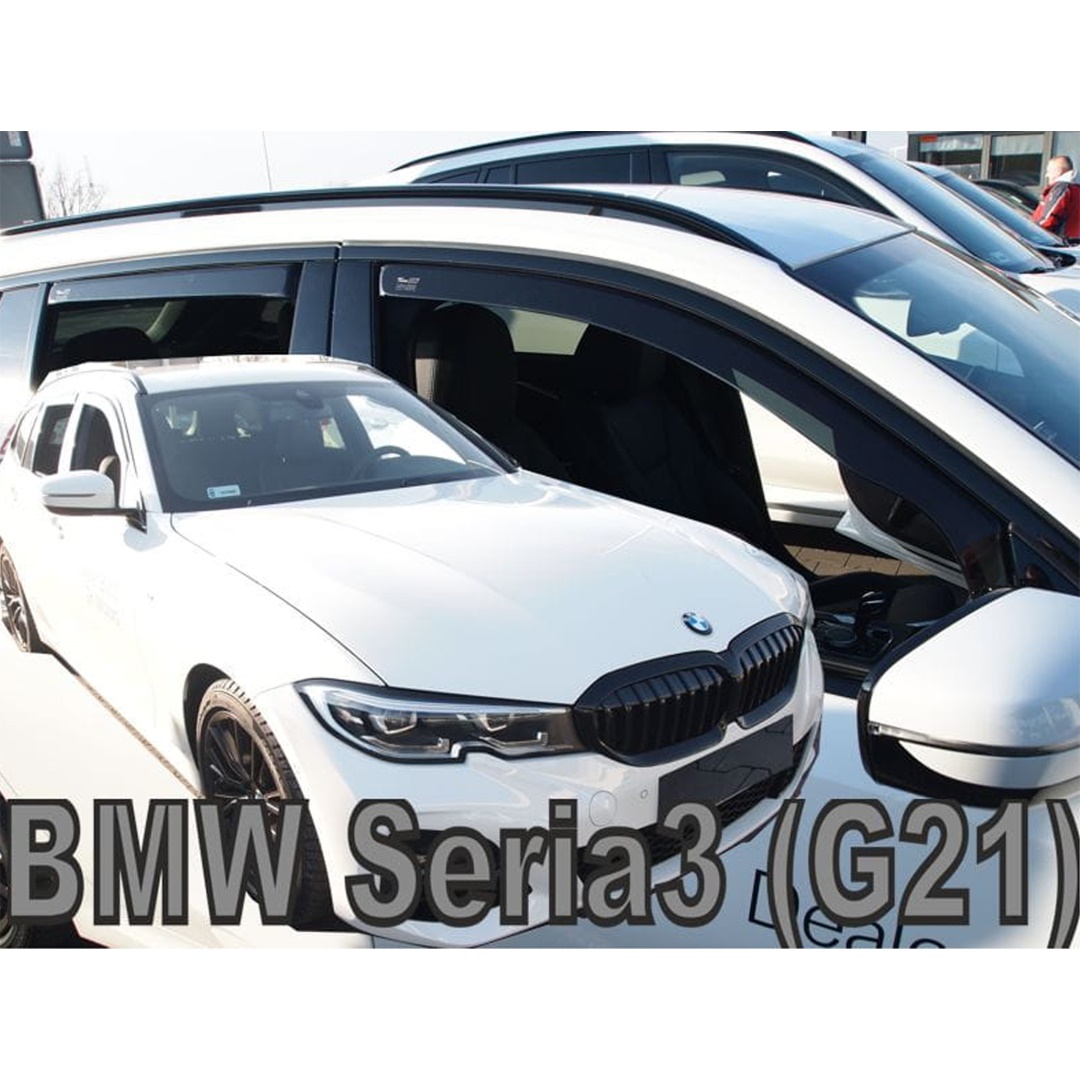 Εικόνα 1 από 5 — ΑΝΕΜΟΘΡΑΥΣΤΕΣ ΓΙΑ BMW 3 G21 5D 2019+ SW  ΣΕΤ ΑΥΤΟΚΙΝΗΤΟΥ ΑΠΟ ΕΥΚΑΜΠΤΟ ΦΙΜΕ ΠΛΑΣΤΙΚΟ HEKO – 4 ΤΕΜ.