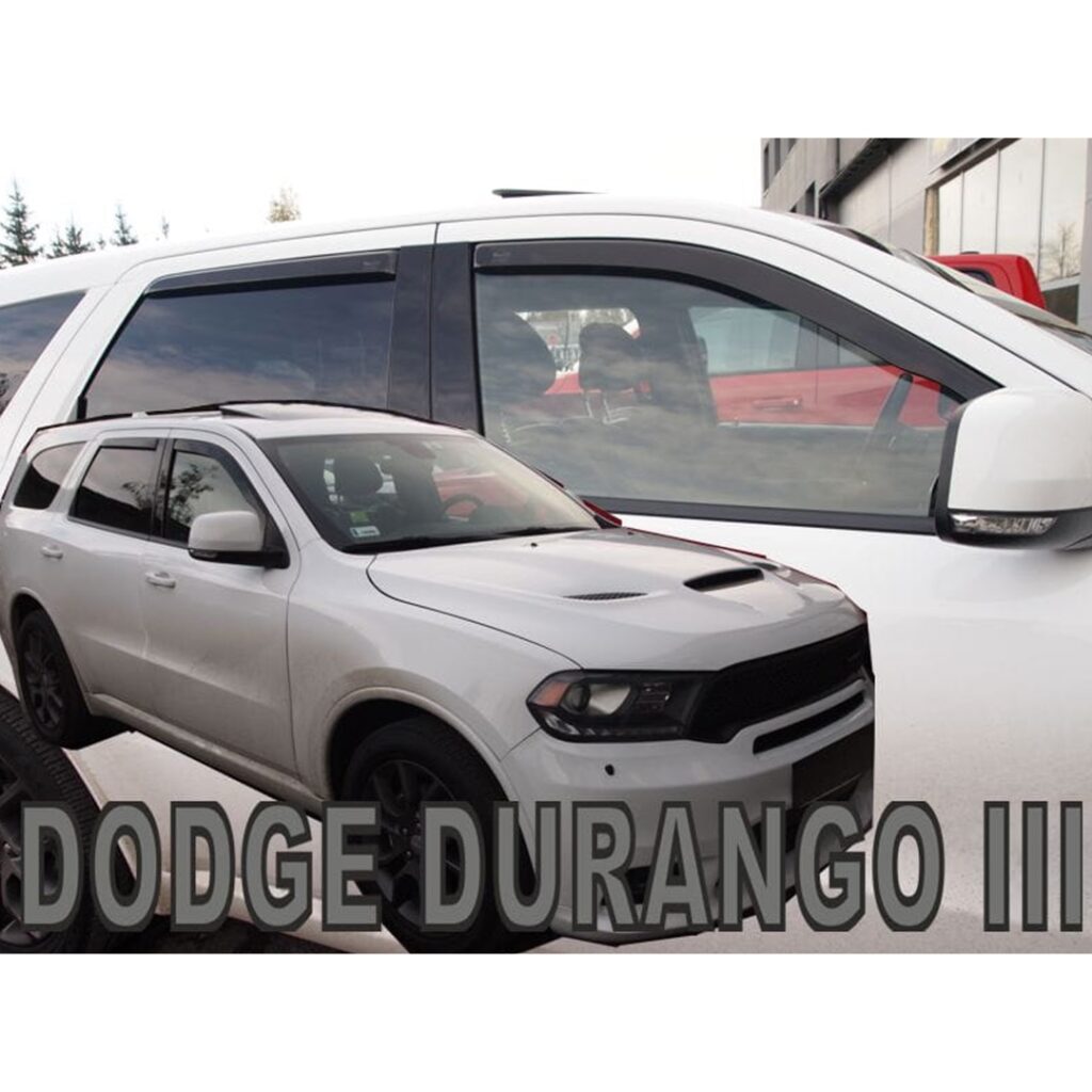Εικόνα 1 από 5 — ΑΝΕΜΟΘΡΑΥΣΤΕΣ ΓΙΑ DODGE DURANGO 5D 2011+ ΣΕΤ ΑΥΤΟΚΙΝΗΤΟΥ ΑΠΟ ΕΥΚΑΜΠΤΟ ΦΙΜΕ ΠΛΑΣΤΙΚΟ HEKO – 4 ΤΕΜ.