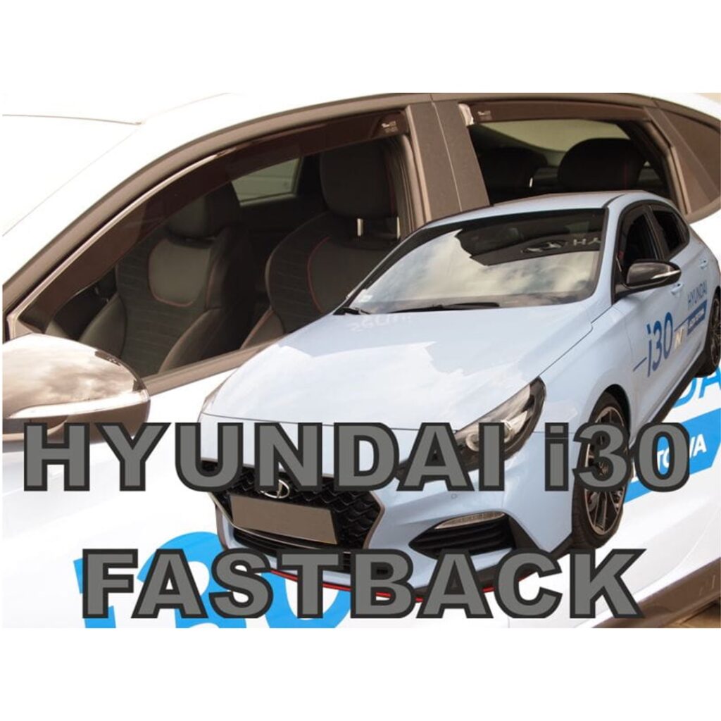 Εικόνα 1 από 5 — ΑΝΕΜΟΘΡΑΥΣΤΕΣ ΓΙΑ HYUNDAI i30 FASTBACK N 5D 2019+ ΣΕΤ ΑΥΤΟΚΙΝΗΤΟΥ ΑΠΟ ΕΥΚΑΜΠΤΟ ΦΙΜΕ ΠΛΑΣΤΙΚΟ HEKO – 4 ΤΕΜ.