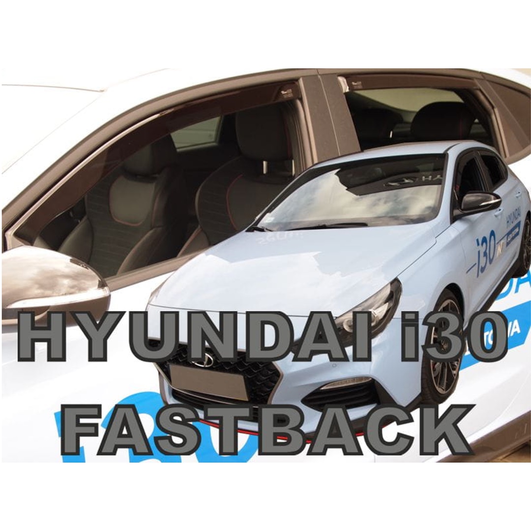 Εικόνα 1 από 5 — ΑΝΕΜΟΘΡΑΥΣΤΕΣ ΓΙΑ HYUNDAI i30 FASTBACK N 5D 2019+ ΣΕΤ ΑΥΤΟΚΙΝΗΤΟΥ ΑΠΟ ΕΥΚΑΜΠΤΟ ΦΙΜΕ ΠΛΑΣΤΙΚΟ HEKO – 4 ΤΕΜ.