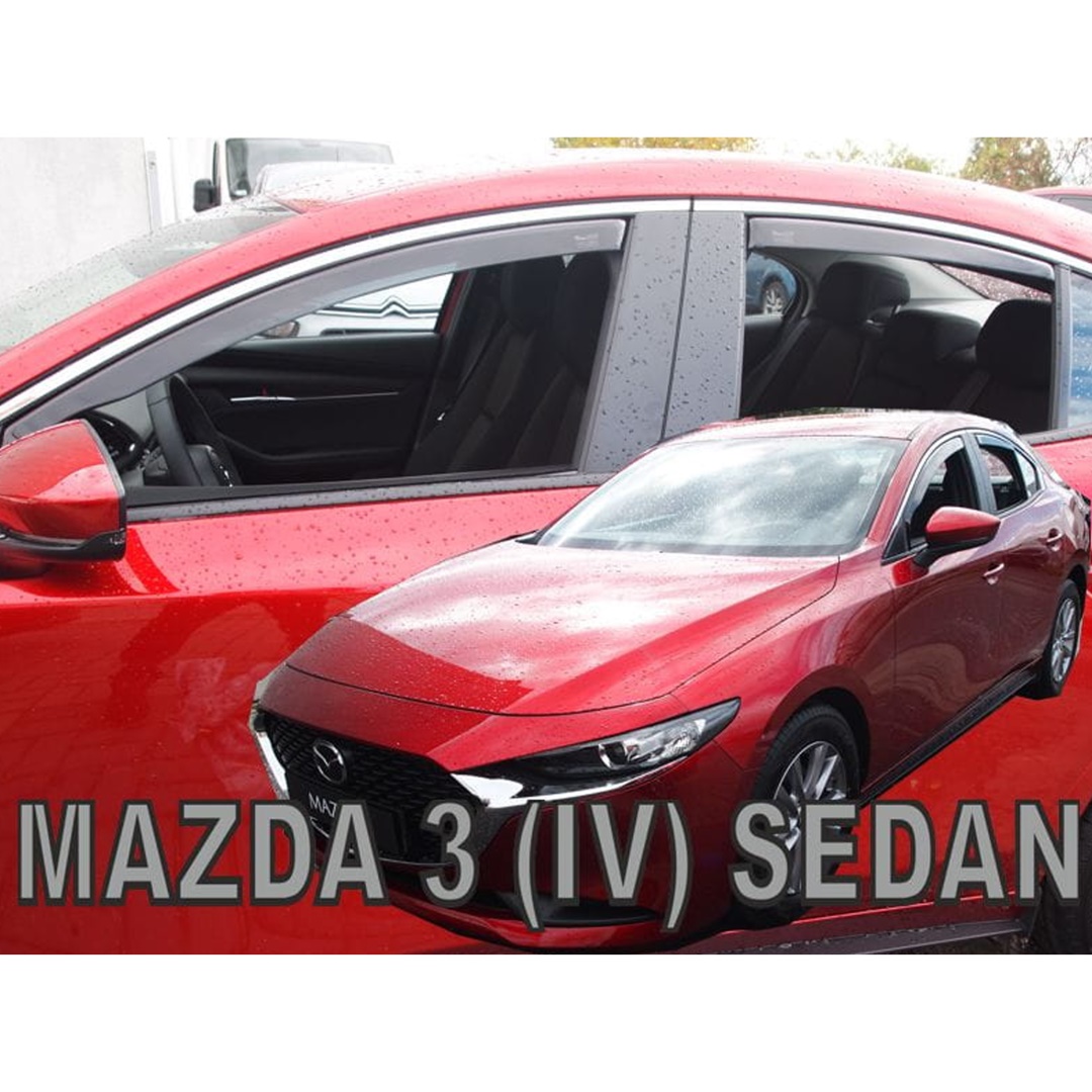 Εικόνα 1 από 5 — ΑΝΕΜΟΘΡΑΥΣΤΕΣ ΓΙΑ MAZDA 3 4D 2019+ ΣΕΤ ΑΥΤΟΚΙΝΗΤΟΥ ΑΠΟ ΕΥΚΑΜΠΤΟ ΦΙΜΕ ΠΛΑΣΤΙΚΟ HEKO – 4 ΤΕΜ.