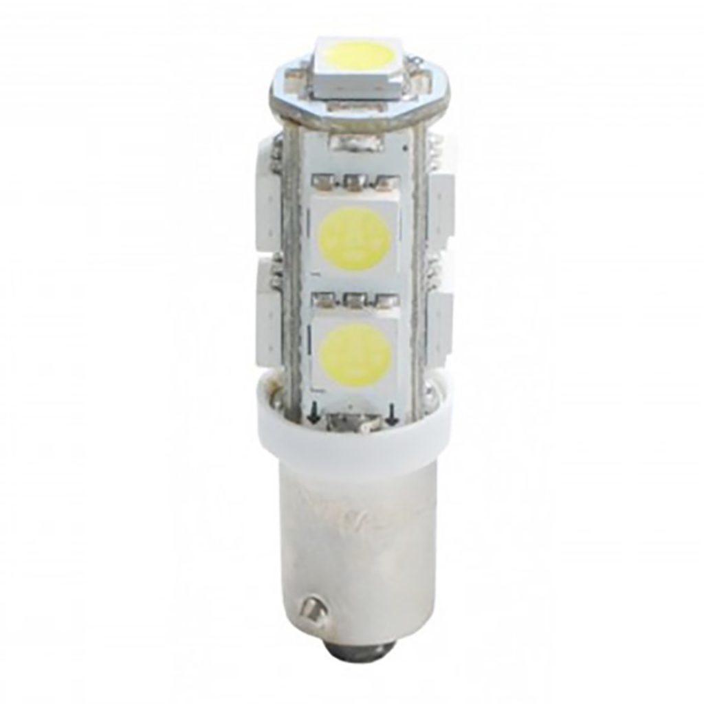 Εικόνα 1 από 2 — T4W 12V 2,16W BA9s (ΜΙΝΙΟΝ) LED 9xSMD5050 ΛΕΥΚΟ BLISTER 2ΤΕΜ. M-TECH