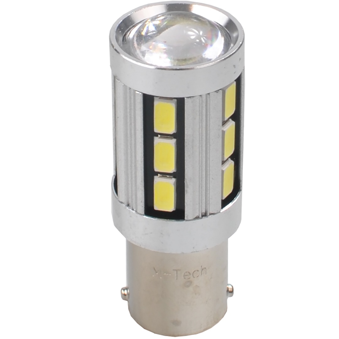 Εικόνα 2 από 3 — P21W 12V BA15s LED 18xSMD5730 PREMIUM ΛΕΥΚΟ (ΜΟΝΟΠΟΛΙΚΟ) BLISTER 2ΤΕΜ. M-TECH