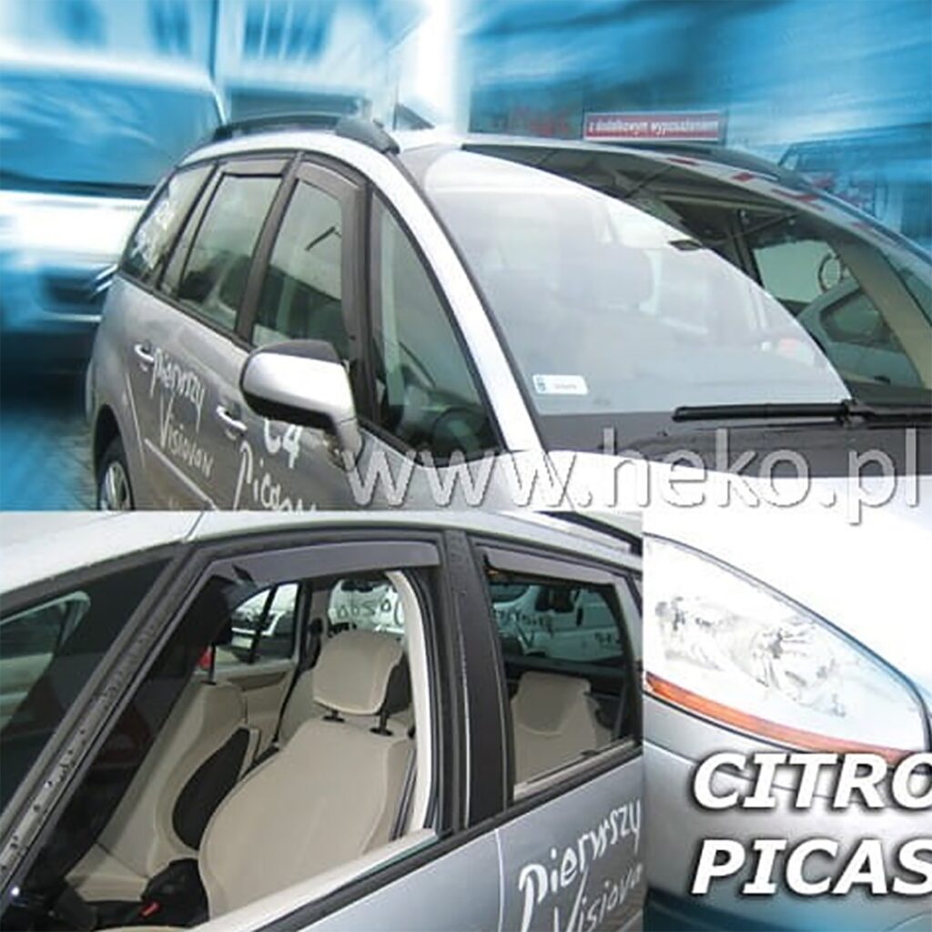 Εικόνα 1 από 5 — ΑΝΕΜΟΘΡΑΥΣΤΕΣ ΓΙΑ CITROEN C4 PICASSO MK1 5D 2006-2013 ΖΕΥΓΑΡΙ ΑΠΟ ΕΥΚΑΜΠΤΟ ΦΙΜΕ ΠΛΑΣΤΙΚΟ HEKO – 2 ΤΕΜ.